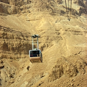 Cable car to Masada, Israel