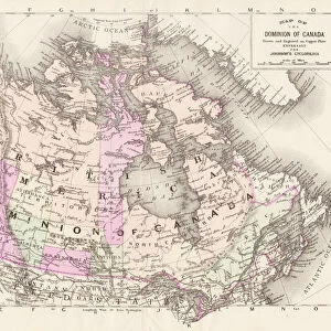 Canada map 1893