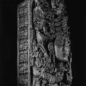 Cast Of Mayan Relief Sculpture