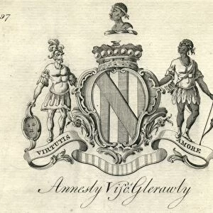 Coat of arms Annesly Viscount Glerawly 18th century