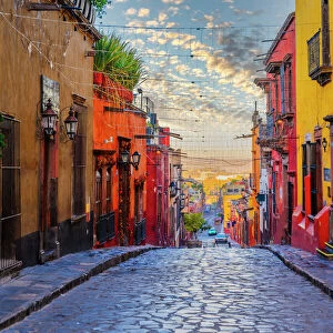 Mexico Heritage Sites Fine Art Print Collection: Protective town of San Miguel and the Sanctuary of Jes
