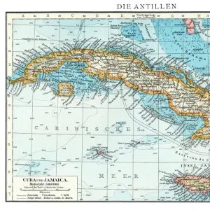 Cuba map 1896