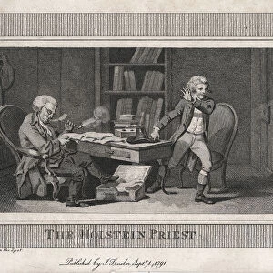 Engraving of The Holstein Priest by Hogarth