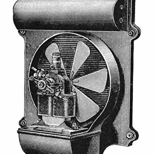 Fan with electric drive
