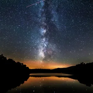 A Shooting Star at Price Lake Blue Ridge Parkway Print A Shooting Star at Price Lake Blue Ridge Parkway Print