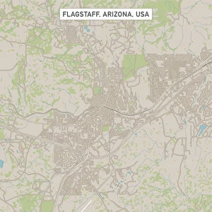 Flagstaff Arizona US City Street Map