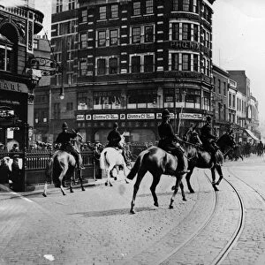 General Strike Mounted Police at the Elephant and Castle