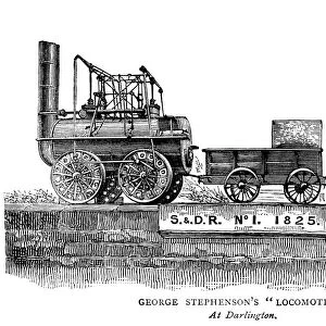 George Stephensons Locomotion steam engine