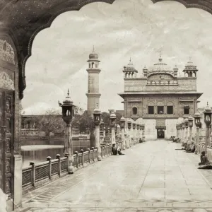 Temples Glass Frame Collection: Golden Temple of Amritsar