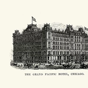 The Grand Pacific Hotel, Chicago, 19th Century