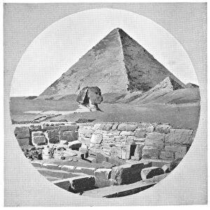 The Great Pyramid and Sphinx in Giza, Egypt - Ottoman Empire