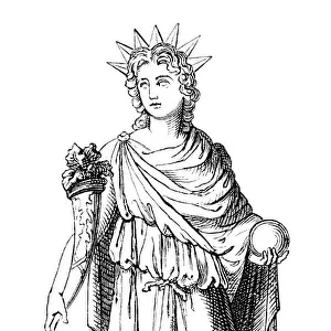 Greek goddess Helios