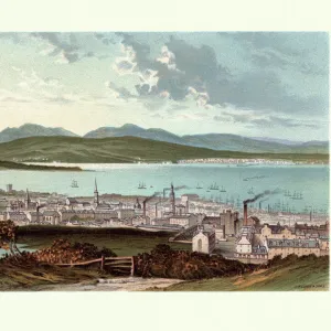 Strathclyde Antique Framed Print Collection: Greenock