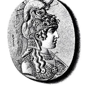 Head of Parthenos virgin