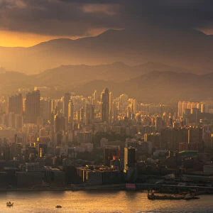 Hong Kong City from Jardines viewpoint