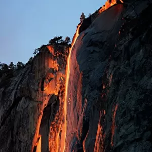 Ultimate Earth Prints Collection: ‘Horsetail Firefall’, Yosemite