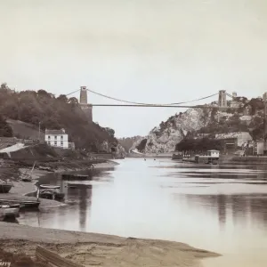 Clifton Suspension Bridge Print, circa 1880