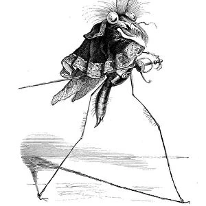 Humanized animals illustrations: Mosquito musketeer