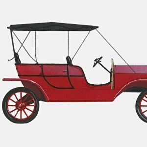 Illustration of 1910 Ford Model T
