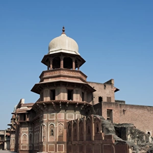 Jahangir Palace at Agra Fort, Agra, Uttar Pradesh, India