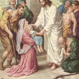 Jesus Healing The Sick