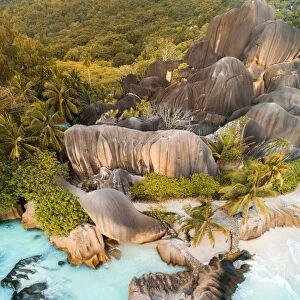 La Digue Aerial, Seychelles