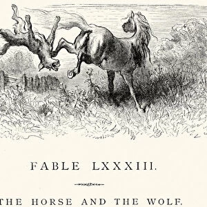 La Fontaines Fables - Horse and the Wolf