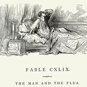 La Fontaines Fables - Man and the Flea
