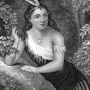 Legends And Icon Prints: Pocahontas (born C. 1596-1617)