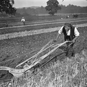 Man Ploughing