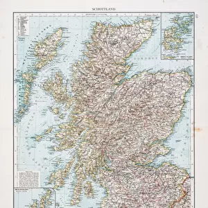 Map of Scotland 1896