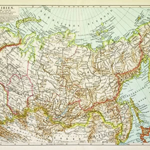 Map of Siberia 1895