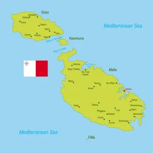 Mapa de Referencia de Malta Mapa de Referencia de Malta