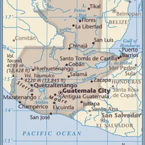 Guatemala Country Map Print 2011 Edition Reference Maps