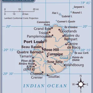 Mauritius Country Map 2011 Print (Reference Maps) Mauritius Country Map 2011 Print (Reference Maps)