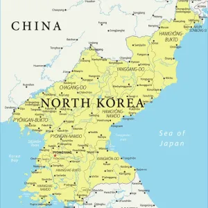 North Korea Reference Map North Korea Reference Map