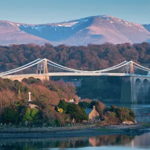 World Famous Bridges Poster Print Collection: Menai Bridge