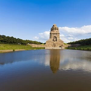 Monument to the Battle of the Nations, Voelkerschlachtdenkmal, Leipzig, Saxony, Germany