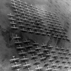 Mothballed Boeing B17 and Consolidated B24 Planes Graveyard