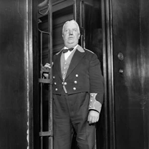Mr Temple, the lift operator at the Savoy Hotel