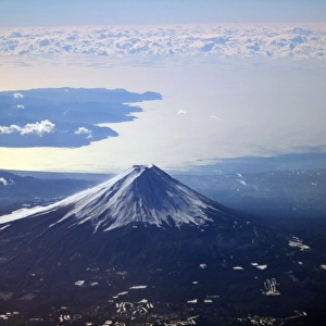 Mt, Fuji in winter, World heritage