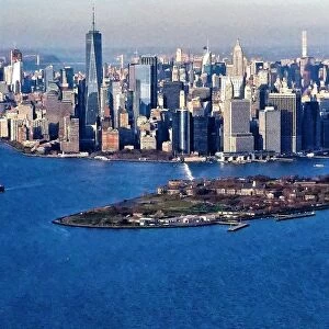 New York Harbor and Manhattan
