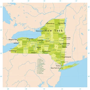 New York State Vector Map