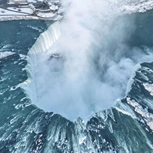 Niagra Horseshoe Falls from above in Winter : Stock Photo Comp Embed Share Add to Board Niagra Horseshoe Falls from above in Winter