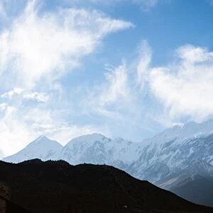 Nilgiri Himal peak, Annapurna range, Nepal