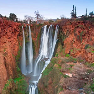 Ouzoud Waterfalls located in the Grand Atlas village of Tanaghmeilt