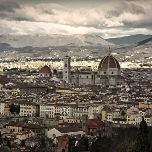 Panorama of Florence as seen from Piazzale Michelangelo