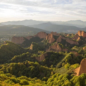 Panoramic view of Las MA dulas- Ponferrada- Castile and LeAon- Spain