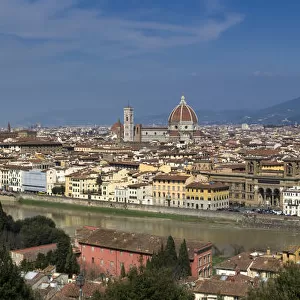 Panoramic view of the Old Town of Florence, Tuscany, Italy