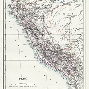 Peru Antique Framed Print Collection: Maps